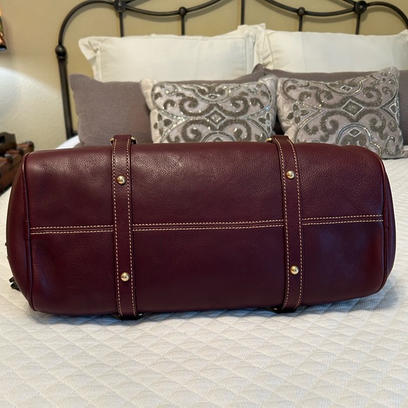 Dooney & Bourke Large Florentine Satchel in Plum!! - Picture 5 of 16